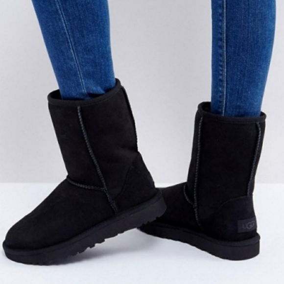 uggs short leather boots